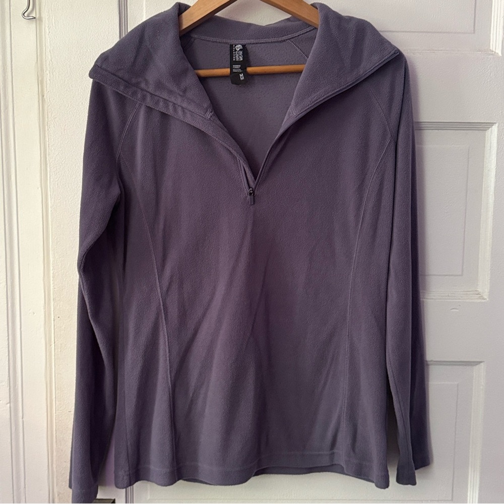 Mountain Hardwear Lavender/Light Gray Fleece Pullover